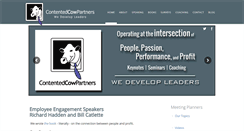 Desktop Screenshot of contentedcows.com