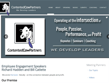 Tablet Screenshot of contentedcows.com